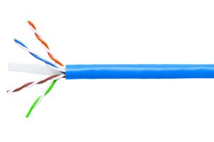 GigaSPEED XL® 1071E ETL Verified Category 6 U/UTP Cable, non-plenum, blue jacket, 4 pair count, 1000 ft (30…