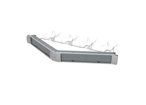 SYSTIMAX 360™ GigaSPEED X10D® and GigaSPEED XL® Unshielded Angled Panel Kit, 1U, Silver