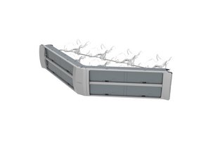 SYSTIMAX 360™ GigaSPEED X10D® and GigaSPEED XL® Unshielded Angled Panel Kit, 1U, Silver