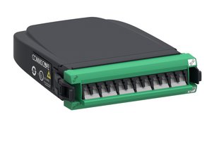 G2 LL Singlemode  MPO 12 distribution module, 12 LC APC to 1x12f MPO pinned, internal shutters