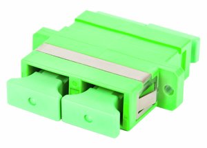 TeraSPEED® SC-APC Duplex Adapter, Green, Single Pack