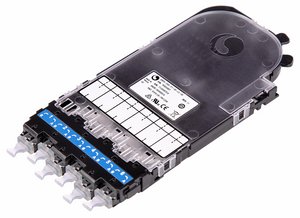 CHD 12 port LC field term splice cassette