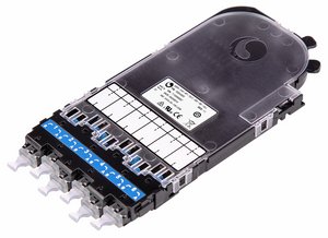 CHD ULL Singlemode Splice Cassette, 12LC, with dust plugs and pigtails