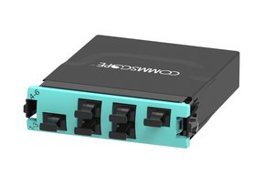 G2 MPOptimate® Multimode OM4 Conversion Module, (2) MPO-24 pinned ports rear, (6) MPO-8 pinned front, Meth…