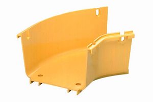 CommScope FiberGuide Raceway System FGS-MH4E-B: ELBOW,45 HORIZ,4X6