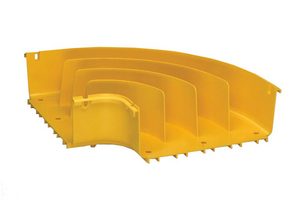 CommScope FiberGuide Raceway System FGS-MH9E-F: ELBOW,90 HORIZ,4X1