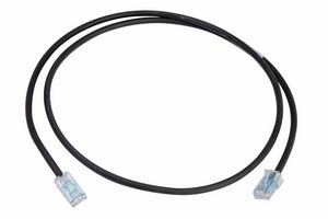 CommScope Mino6A Cat6A U/UTP Patch Cord Black 1ft