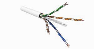 CommScope SYSTIMAX Fiber Cable — 760258512 3073A WHT C6 4/21 U/UTP R1000