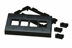 CommScope SYSTIMAX M14C-003 FACEPLATE (BLACK)