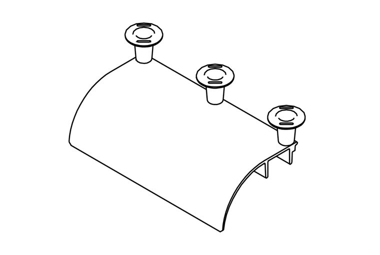 CPI Chatsworth Cable Runway Radius Drop, Cros