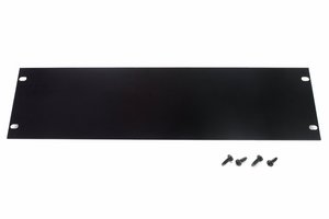 Blanking Panel, 3U, Black