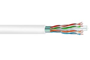 CS34R Category 6 F/UTP Cable, non-plenum, white jacket, 4 pair count, 1000 ft (305 m) length, reel
