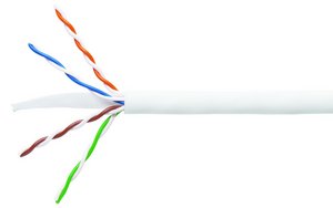 CS34Z1 Category 6, F/UTP Cable, low smoke zero halogen, gray jacket, 4 pair count, 1000 ft (305 m) length reel