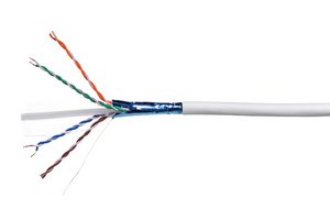 CS34Z1 Category 6, F/UTP Cable, low smoke zero halogen, white jacket, 4 pair count, 1000 ft (305 m) length …