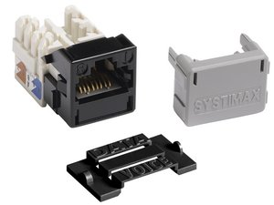 GigaSPEED XL® M-Series Modular Jack, RJ45, Cat6 Unshielded, Black (24 ea/pkg)