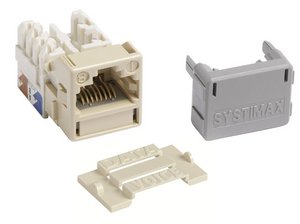 GigaSPEED XL® M-Series Modular Jack, RJ45, Cat6 Unshielded, Ivory (24 ea/pkg)