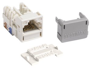 GigaSPEED XL® M-Series Modular Jack, RJ45, Cat6 Unshielded, White (24 ea/pkg)