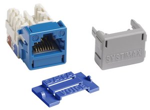 GigaSPEED XL® M-Series Modular Jack, RJ45, Cat6 Unshielded, Blue (24 ea/pkg)