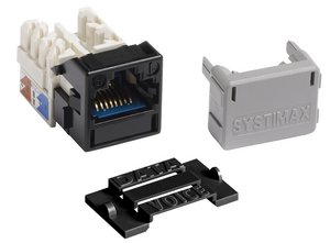 GigaSPEED X10D® M-Series Modular Jack, RJ45, Cat6A Unshielded, Black (24 ea/pkg)