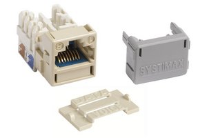GigaSPEED X10D® M-Series Modular Jack, RJ45, Cat6A Unshielded, Ivory (24 ea/pkg)