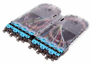EHD Singlemode Splice Cassette, 24LC with dust plugs and pigtails