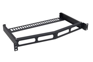 EPX 1U fixed angled panel, accepts (4) G2 modules or adapter packs providing up to 48 duplex LC or 32 MPO p…