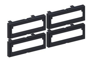 Fiber Module Adapter (4 ea/pkg), Black