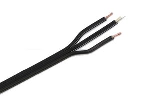 FiberREACH™ Powered Fiber Cable, OM3, 2 Fibers, Outdoor, 16AWG Conductor, meter, feet