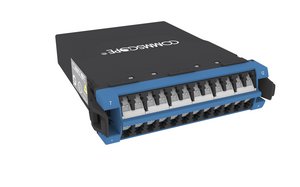 G2 MPOptimate® Singlemode MPO-12 Distribution Module, 24LC to 2x12f MPOs pinned, internal shutters