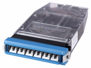 G2 Splice Cassette, 12LC/UPC with internal shutters, OS2, with ribbon pigtails