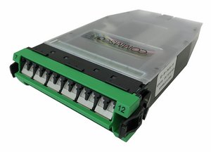 G2 Splice Cassette, 24LC/APC with internal shutters, OS2, with pigtails