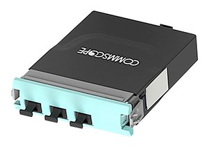 G2 ULL 1x3 Multimode OM4 Conversion Module, (1) MPO-24 unpinned ports rear, (3) MPO-8 pinned front