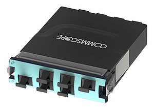 G2 ULL 4x6 Multimode OM4 Conversion Module, (4) MPO-12 unpinned ports rear, (6) MPO-8 pinned front