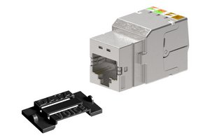 GigaSPEED X10D® HGS-Series Modular Jack, RJ45, Cat6A, Shielded, Silver (100 ea/pkg)
