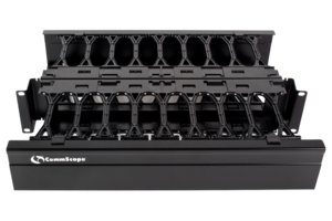 Horizontal Trough Kit, 19 ih rack mountable, double sided, 2 RU