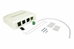 Kit, SMB, 1 Fiber Port, 1 Power Port, Beige
