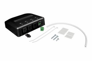 Kit, SMB, 1 Fiber Port, 1 Power Port, Black