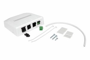 Kit, SMB, 1 Fiber Port, 1 Power Port, White