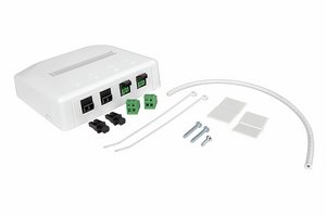 Kit, SMB, 2 Fiber Ports, 2 Power Ports, White