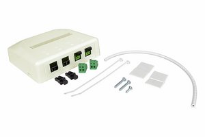 Kit, SMB, 2 Fiber Ports, 2 Power Ports, Beige