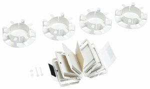 Splice Wallet Kit, 96 Single Fusion Splices (1x6x16), 4U Shelf, 4 Fiber Drums