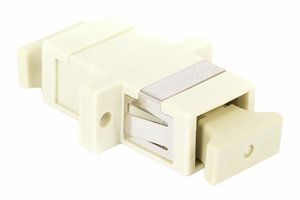OptiSPEED® SC Simplex Adapter, Beige, Single Pack