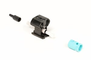 Qwik II Connector™, ST, OM3/4/5, Aqua, for 250/900um, single pack