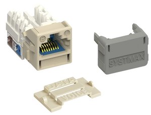 GigaSPEED X10D® M-Series Modular Jack, RJ45, Cat6A Unshielded, Almond