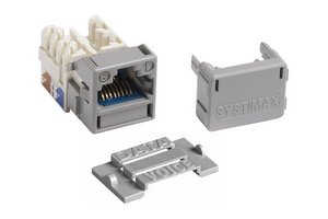 GigaSPEED X10D® M-Series Modular Jack, RJ45, Cat6A Unshielded, Gray
