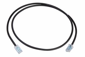 MiNo6A Cat 6A U/UTP Reduced Diameter RJ45 Patch Cord, LS-CM Dual Rated