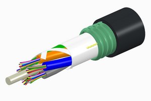 Fiber OSP cable, PE, Loose Tube Gel-filled CST, 96 fiber, Singlemode G.652.D and G.657.A1, Meters jacket ma…