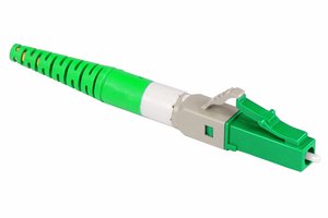 Qwik-Fuse Connector, LC, Singlemode-APC, Green, for 1.6/2.0 mm, 12 per pack