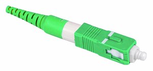 Qwik-Fuse Connector, SC, Singlemode-APC, Green, for 3.0 mm, 12 per pack