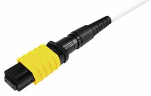 Qwik-Fuse MPO Connector, UNPINNED, Singlemode-APC, Yellow, for 3.0 mm round cable,Female, High Performance,…